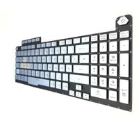 T-ProTek Tedesca - Illuminazione tastiera argento compatibile per Asus ROG Strix Scar III G731GW-EV159T