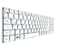 T-ProTek Tedesca - Tastiera bianca compatibile con Acer Aspire E5-574-73MP