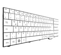 T-ProTek Tedesca - Tastiera bianca compatibile con FSP: K170-T100, P/N: 10600916301