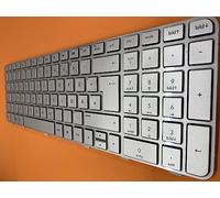 T-ProTek Tedesca - Tastiera in argento con cornice compatibile per P/N: 2B-03808W600