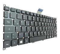 T-ProTek Tedesca - Tastiera nera compatibile con Acer Aspire S3-391, S5-391