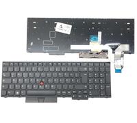 T-ProTek Tedesca - Tastiera nera compatibile con Lenovo ThinkPad T590 20N40033GE