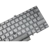 T-ProTek Tedesca - Tastiera nera con illuminazione compatibile per Dell Latitude 14 7410 JKV5H