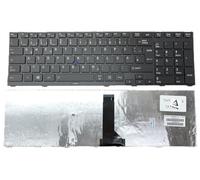 T-ProTek Tedesca - Tastiera nera con mouse compatibile per Toshiba Tecra R960