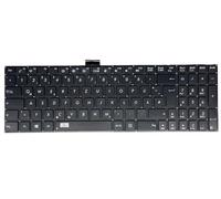 T-ProTek Tedesca - Tastiera nera senza cornice compatibile per ASUS R510LA, R510LN