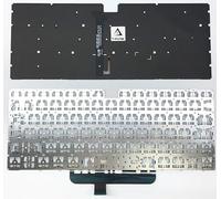 T-ProTek Tedesca - Tastiera nera senza cornice con illuminazione compatibile per Huawei Magicbook Pro HBL-W19