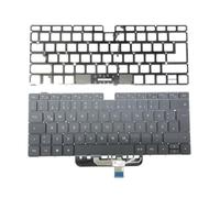 T-ProTek Tedesca - Tastiera nera senza cornice con illuminazione compatibile per Huawei MateBook D 15