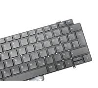 T-ProTek Tedesca - Tastiera nera senza illuminazione compatibile per Dell Latitude 5400 PTVJ9