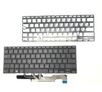 T-ProTek Tedesca - Tastiera tastiera nera compatibile per Asus ZenBook Flip 13 UX362FA