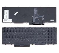 T-ProTek Tedesca - Tastiera Tastiera senza cornice con illuminazione compatibile per Dell P/N: 02R2P6