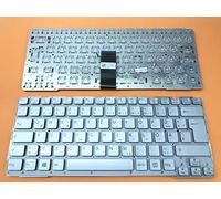 T-ProTek Tedesco - Tastiera argento senza cornice per Sony Vaio SVE14A2M6EB.G4 SVE14A2M6EP