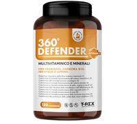 T-Rex 360 Defender Integratore Multivitaminico ad Alto Dosaggio Vitamine-Minerali, 120 Compresse
