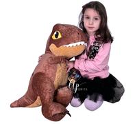 T-Rex 60cm Peluche Dinosauro Jurassic World Dominion Soft Plush XL