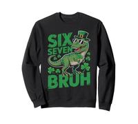 T-Rex 67 St Patrick Slang 6 7 Brain Rot Gen Alpha Z Joke Felpa