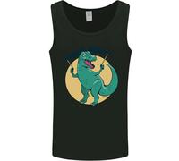 T-Rex Che Cosa Ora Divertente Dinosauro Uomo Canotta