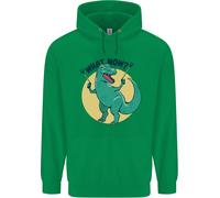 T-Rex Che Cosa Ora Divertente Dinosauro Uomo Felpa