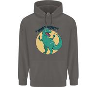 T-Rex Che Cosa Ora Divertente Dinosauro Uomo Felpa