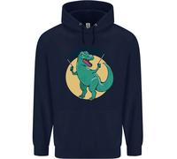 T-Rex Che Cosa Ora Divertente Dinosauro Uomo Felpa