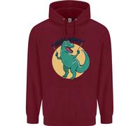 T-Rex Che Cosa Ora Divertente Dinosauro Uomo Felpa