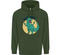 T-Rex Che Cosa Ora Divertente Dinosauro Uomo Felpa