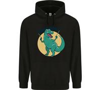 T-Rex Che Cosa Ora Divertente Dinosauro Uomo Felpa