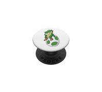 T-Rex Crocodile custodisce il suo uovo PopSockets PopGrip Adesivo