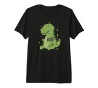 T-Rex Dino con Manubri Fa Fitness Maglietta Premium