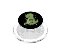 T-Rex Dino con Manubri fa Fitness PopSockets PopGrip per MagSafe