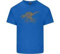 T- Rex Dino Riding A Bicicletta Ciclismo T-Shirt Ragazzi Ragazze