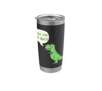 T-REX Dinosaur, TI AMO QUESTO MOLTO Bicchiere termico in acciaio inox doppia parete