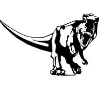 T Rex Dinosaur vinile auto van trailer autoadesivo, decalcomania, 16v