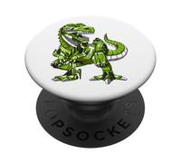 T-Rex Dinosauro Robot Ragazzi Ragazze PopSockets PopGrip Adesivo