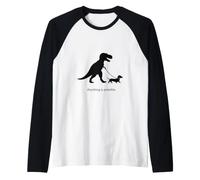 T-Rex e Bassotto - Tutto è Possibile - Credere Maglia con Maniche Raglan