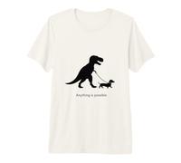 T-Rex e Bassotto - Tutto è Possibile - Credere Maglietta Premium