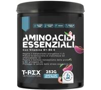 T-Rex EAA Aminoacidi Essenziali Integratore Essential Amino con Vitamine in Polvere Gusto Thè Pesca, 252g