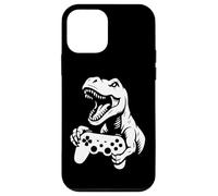T Rex Gamer Controller Grafico Dinosauro Gaming Art Custodia per iPhone 12 mini