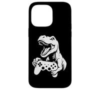 T Rex Gamer Controller Grafico Dinosauro Gaming Art Custodia per iPhone 14 Pro Max