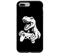 T Rex Gamer Controller Grafico Dinosauro Gaming Art Custodia per iPhone 7 Plus/8 Plus