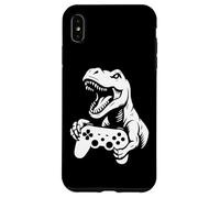 T Rex Gamer Controller Grafico Dinosauro Gaming Art Custodia per iPhone XS Max