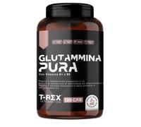 T-Rex Tape Integratore L-Glutammina 100% pura - Recupero muscolare - 120 compresse