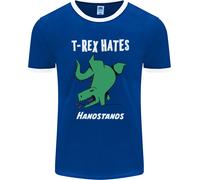 T- Rex Hates Handstands Ginnastica Dinosauro Uomo Ringer Fotl