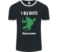 T- Rex Hates Handstands Ginnastica Dinosauro Uomo Ringer Fotl