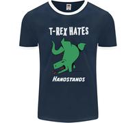 T- Rex Hates Handstands Ginnastica Dinosauro Uomo Ringer Fotl