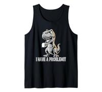 T-Rex Ho Un Problema Dinosaur Fun Canotta