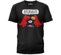 T- Rex Il Ultimo Unicorn Rainbow Magic Dinosauro Cartoon Dino Uomo Maglietta