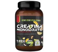T-Rex Integratori Creatina Monoidrato Micronizzata Gusto Tropical 250 g - Integratore Di Creatina