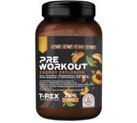 T-Rex Integratori Pre Workout, Energy Drink Potente con Creatina Monoidrata, Citrullina, Taurina, Arginina, Beta Alanina e Vitamine - Senza Caffeina, 250 g (250 g (Confezione da 1), Pesca)