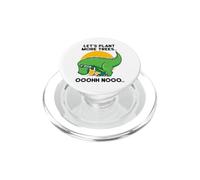 T-Rex Let's Plant More Trees OH NO Dinosaur Dino Carino Divertente PopSockets PopGrip per MagSafe