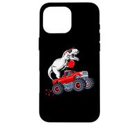 T-Rex Love Monster Truck Fun Ride Custodia per iPhone 16 Pro Max