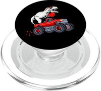 T-Rex Love Monster Truck Fun Ride PopSockets PopGrip per MagSafe